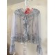 Gloaming About Tulips Dotted Tulle Cardigan(Reservation/6 Colours/Full Payment Without Shipping)